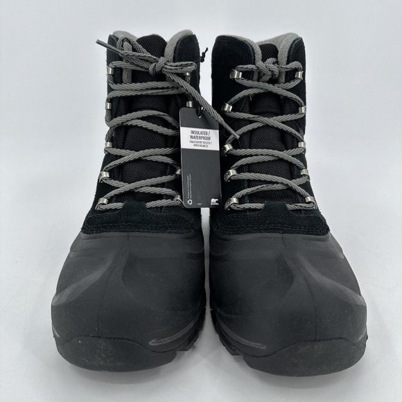 Sorel Men's Boots Buxton Black Quarry Waterproof Insulated Size US 11 EU 44 NEW - Picture 3 of 16
